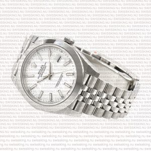 Rolex Datejust 41mm Jubillee SS White Dial Stick Markers - Image 7