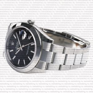 Rolex Datejust 41mm SS Black Dial Smooth Bezel Stick Markers - Image 6