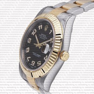 Rolex Datejust 41mm 18k 2-Tone Black Dial Arabic Markers - Image 3