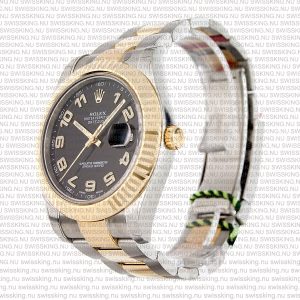 Rolex Datejust 41mm 18k 2-Tone Black Dial Arabic Markers - Image 4