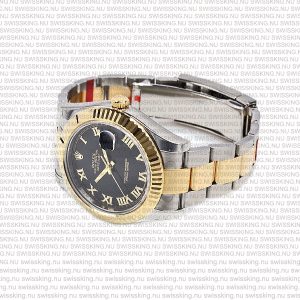 Rolex Datejust 41mm 18k 2-Tone Black Dial Roman Markers - Image 7