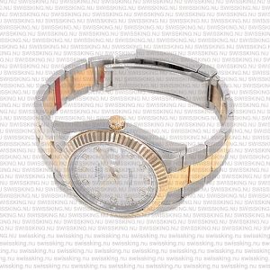 Rolex Datejust 41mm 18k 2-Tone White Dial Diamond Markers - Image 5