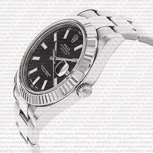 Rolex Datejust 41mm 18k White Gold Black Dial Stick Markers - Image 1