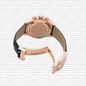 Rolex Cosmograph Daytona Rose Gold with Pink Dial Black Leather Band with Diamond Marks - Image 12