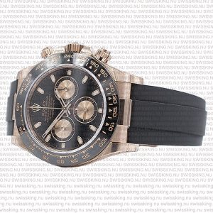Rolex Cosmograph Daytona Rose Gold with Black Dial Rubber Band - Image 5