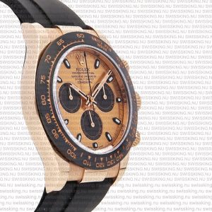 Rolex Cosmograph Daytona Rose Gold with Pink Dial Rubber Band - Image 7