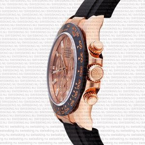 Rolex Cosmograph Daytona Rose Gold with Pink Dial Diamond Marks Rubber Band - Image 4