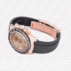 Rolex Cosmograph Daytona Rose Gold with Pink Dial Diamond Marks Rubber Band - Image 5