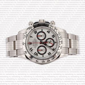 Rolex Cosmograph Daytona Silver Dial 18k White Gold - Image 3