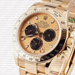 Rolex Cosmograph Daytona Gold Newman Dial 18k Gold - Image 7