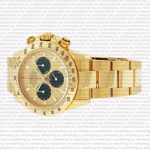 Rolex Cosmograph Daytona Gold Newman Dial 18k Gold - Image 5