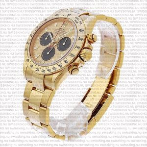Rolex Cosmograph Daytona Gold Newman Dial 18k Gold - Image 4