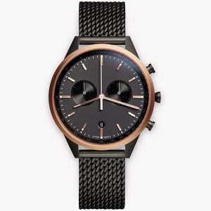Black PVD Rose Gold Bezel Chrono
