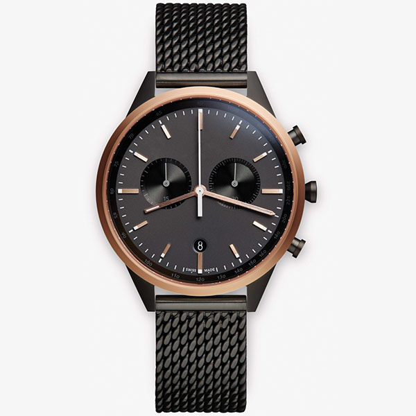 Black PVD Rose Gold Bezel Chrono