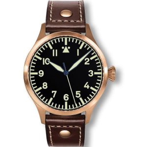 Rose Gold Dark Brown Leather